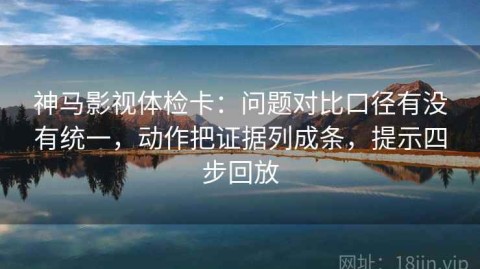 神马影视体检卡：问题对比口径有没有统一，动作把证据列成条，提示四步回放