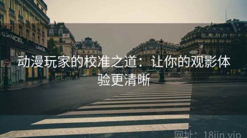 动漫玩家的校准之道：让你的观影体验更清晰