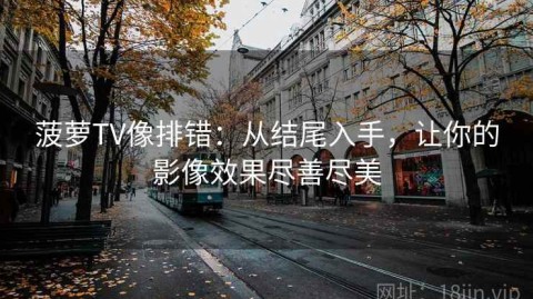 菠萝TV像排错：从结尾入手，让你的影像效果尽善尽美